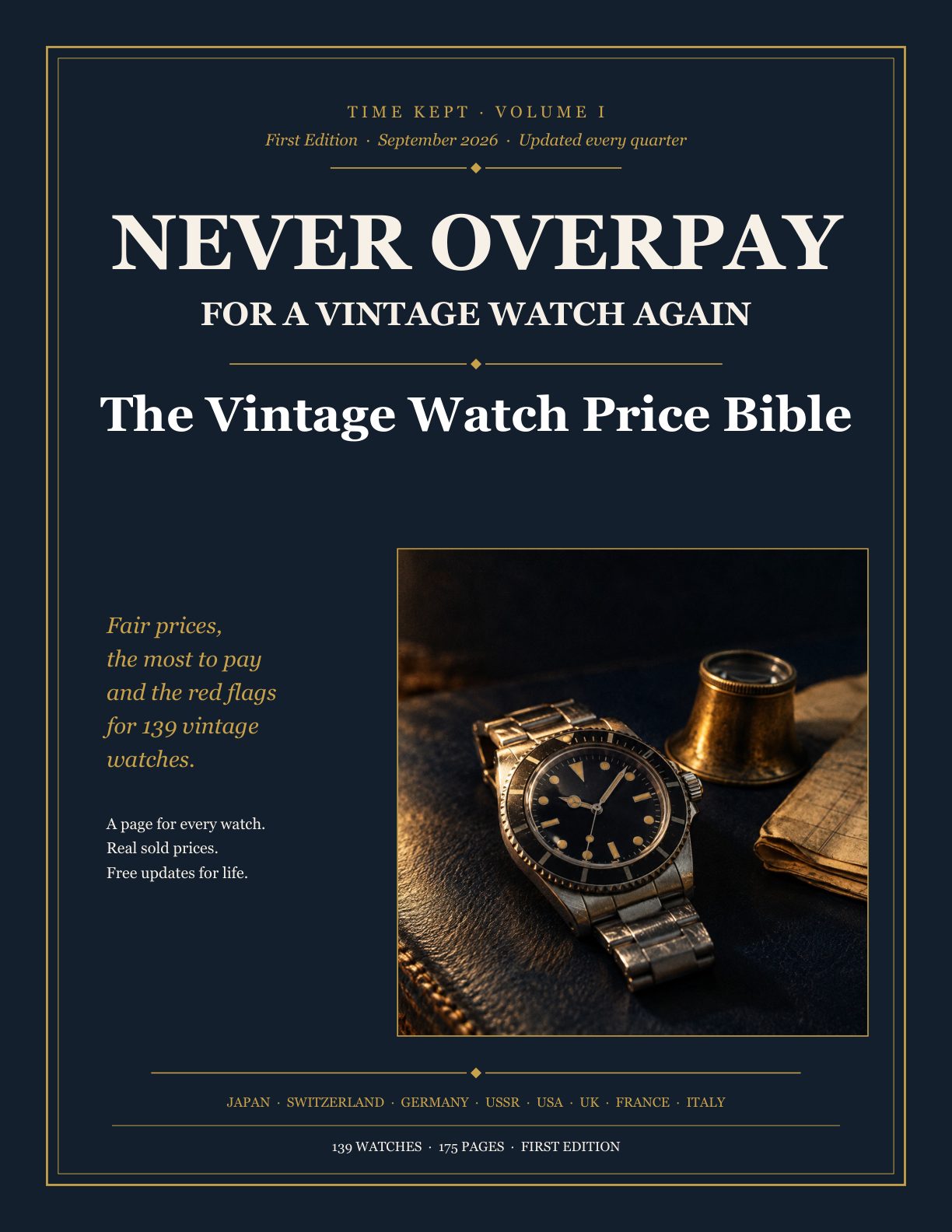 Cover of The Vintage Watch Price Bible
